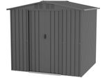 Gerätehaus TEPRO Flex Shed L, grau (anthrazit), Stahlblech, Gerätehäuser, Metall