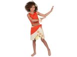 Costume Da Hula Per Bambina Arancione - 110/116 (5-6 Anni)