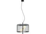 Italux Daren Lampadario Moderno Nero MDM-3937/3 Bk