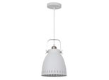 Lampada A Sospensione Industriale Italux Franklin Bianco MD-HN8026M-WH+S.NICK