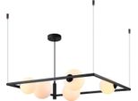Italux Gareth Lampadario Moderno Nero MDM-3975/5 Bk