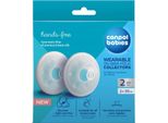 Raccoglitori Di Latte Canpol Babies Shell 1/700, 2 Pezzi