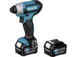 Makita TD110DSMJ - Avvitatore A Impulsi - A Batteria - Attacco Esagonale Da 1/4 Di Pollice - 110 N-M - 2 Batterie
