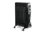 Radiatore Olio G21 Bromo Nero, 9 Alette, 2000 W