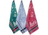 Home Elements Set Di Strofinacci In Cotone Egiziano 50*70 Cm, 3 Pezzi, Natale