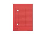 Falken 80004187 Cartella - A4, Rosso, Cartoncino Manila, 250 G/M2