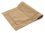 Home Elements Tovaglietta Runner 33X130 Cm, Cotone Riciclato Beige
