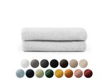 Set Di Asciugamani In Spugna Premium Blumtal Con Asole Per Appendere - Cotone Oeko-Tex, Morbido, Altamente Assorbente - Asciugamano 2X (50X100 Cm), Bianco