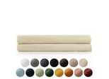 Set Di Asciugamani Blumtal Con Asole Per Appendere - Cotone Oeko-Tex, Morbido, Altamente Assorbente - Asciugamano Da Sauna 2X (80X200 Cm), Sabbia (Beige)