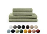 Set Di Asciugamani In Spugna Premium Blumtal Con Asole Per Appendere - Cotone Oeko-Tex, Morbido, Altamente Assorbente - 2X Asciugamano Da Bagno (70X140 Cm), 2X Asciugamano Per Le Mani (50X100 Cm), Verde Pastello (Verde)