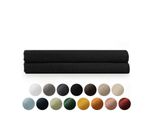 Set Di Asciugamani In Spugna Premium Blumtal Con Asole Per Appendere - Cotone Oeko-Tex, Morbido, Altamente Assorbente - Asciugamano Da Sauna 2X (80X200 Cm), Nero