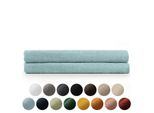 Set Di Asciugamani In Spugna Premium Blumtal Con Asole Per Appendere - Cotone Oeko-Tex, Morbido, Altamente Assorbente - Asciugamano Da Sauna 2X (80X200 Cm), Azzurro