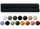 Set Di Asciugamani In Spugna Premium Blumtal Con Asole Per Appendere - Cotone Oeko-Tex, Morbido, Altamente Assorbente - Asciugamano Da Sauna 2X (80X200 Cm), Blu Scuro