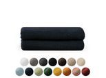 Set Di Asciugamani In Spugna Premium Blumtal Con Asole Per Appendere - Cotone Oeko-Tex, Morbido, Altamente Assorbente - Asciugamano 2X (50X100 Cm), Blu Scuro
