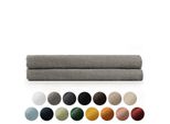 Set Di Asciugamani In Spugna Premium Blumtal Con Asole Per Appendere - Cotone Oeko-Tex, Morbido, Altamente Assorbente - Asciugamano Da Sauna 2X (80X200 Cm), Grigio