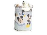 Domopak Cestino Per Giocattoli In Tessuto Rotondo Disney Mickey Mouse