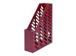 10X Han 16018-17 Cestini A Piedistallo Klassik Karma - Din A4/C4, 80-100% Materiale Riciclato, Eco-Rosso