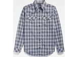 G-STAR Raw Denim Marine Slim Shirt L/S Check Camicia Da Uomo