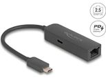 Delock Adattatore Usb Type-C Zu 2.5 Gigabit Lan Mit Power Delivery 100 Watt (66938)