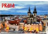 Giftycity Gifty City Magnete In Latta - 8X5,5 Cm - Piazza Della Città Vecchia Dall'alto