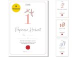 Frank Paperman | Regalo Per Il 1° Anniversario Di Matrimonio | Carta Per L'anniversario Di Matrimonio | Per L'anniversario Di Matrimonio | Classico | Formato Din A4