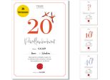 Frank Paperman® | Regali Per Il 20° Anniversario Di Matrimonio | Anniversario Di Matrimonio | Matrimonio In Porcellana | Di Anniversario Di Matrimonio | Classico | Modulo Din A4