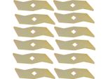 Set Di Lame 12X Per Arieggiatore 15,5 Cm Per AL-KO Comfort Alko Euromat Turbo