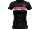 Hotspot Design Lady Angler 2.0, L, Nero-Rosa, T-Shirt, 010005803