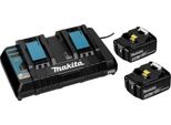 Makita - Caricabatterie + Batteria 2 X - Li-Ion - 5 Mah - Carica 2 X Batterie