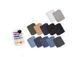 Inf Toppe Termoadesive Per Riparazioni 24 Pezzi In 12 Colori Multicolore