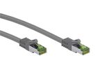 Goobay 61118 Cavo Patch Cat 8.1, S/Ftp (Pimf), Grigio, 5 M - Conduttore In Rame, Guaina Lszh Senza Alogeni