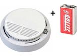 Allarme Antincendio E Rilevatore Di Fumo VIP-909 EN14604 + Batteria 9V In Omaggio
