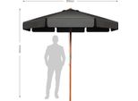 Costway Ombrellone Ø300Cm Ombrellone Ottagonale Da Giardino Ombrellone Inclinabile Con Manovella Ombrellone Per Il Giardino O La Piscina Grigio