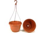 Ferrarium Vaso Sospeso Ø 27 Cm Colore Terracotta