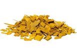 Ferrarium Trucioli Di Legno Colorati Decorativi Per Il Pavimento Del Giardino Di Bottiglie 1 Litro (Giallo)