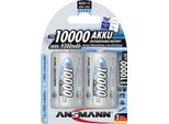 Ansmann 5030642 1X2 Batteria Nimh Ansmann 10000 Mono D 9300 Mah 5030642