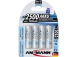 Ansmann 5035442 1X4 Ansmann Maxe Nimh Akku 2500 Mignon Aa 2400 Mah