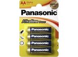 Panasonic Batterie Alcaline Power -AA Mignon 4St.