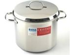 Riess Cristall Pentola Alta Con Coperchio Ø20Cm In Acciaio Inox