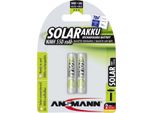 Ansmann Solar - Batteria 2 X Tipo Aaa - Nimh - (Ricaricabile) - 550 Mah