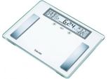 Beurer Bg 51 Bilancia Diagnostica In Vetro 200 Kg Multi Display Acciaio Inox