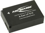 Ansmann 1400-0045 A-CAN LP-E 12 Batteria Agli Ioni Di Litio (Li-Ion) Per Fotocamera Digitale, Capacità 750 Mah, Tipo Di Batteria Canon LP-E12
