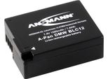 Ansmann A-Pan DMW-BLC12 - Batteria - Li-Ion - 1000 Mah - Per Panasonic Lumix DMC-FZ200, FZ62; Lumix G DMC-G5, G5H, G5K, G5KPP, G5W, G5WX, G5X, GH2EG-K