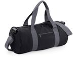 Bagbase BG140 | Borsa A Botte Originale / Borsa Da Viaggio | 50 X 25 X 25 Cm - Colore: Nero/Grigio Grafite - Dimensioni: 50 X 25 X 25 Cm