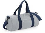 Bagbase BG140 | Borsa A Botte Originale / Borsa Da Viaggio | 50 X 25 X 25 Cm - Colore: Grigio Chiaro/Marino Francese - Dimensioni: 50 X 25 X 25 Cm