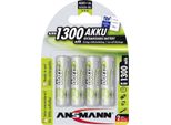 Ansmann 5030792 1X4 Ansmann Maxe Nimh Batteria Ricaricabile Mignon Aa 1300 Mah(T)
