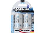 Ansmann 5035362 1X2 Batteria Ricaricabile Ansmann Maxe Nimh Mono D 8500 Mah 5035362