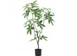 Pianta Artificiale Pachira Happy Tree In Uno Stagno Realistico 120Cm Xl