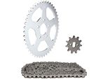 Set Di Catene 3 Pezzi Argento 11/45 Denti ZüNdapp Za 25 Tipo 460 / Zd 10 Tipo 446-210 (Fg 9030749-9248461) / ZR10 20 Tipo 447