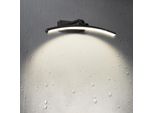 Emke Luce A Led Per Specchio 40 Cm, Ruotabile Di 180°, Nero, Illuminazione Mobile Specchio Bagno, Bianco Neutro 4000K, Lampada Per Specchio Bagno